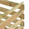 vidaXL Slatted Garden Composter 120x120x70 cm Impregnated Pinewood