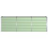 vidaXL Planter Green 240 x 40 x 75 cm Steel