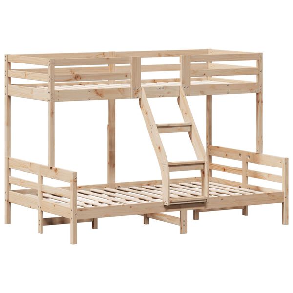 vidaXL Bunk Bed without Mattress 90x200/120x200 cm Solid Wood