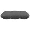 vidaXL Seat Cushions 4 pcs Dark Grey 45 x 45 x 12 cm Fabric