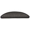 vidaXL Stair Mats Self-adhesive Sisal-Look 30 pcs 56x17x3 cm Anthracite