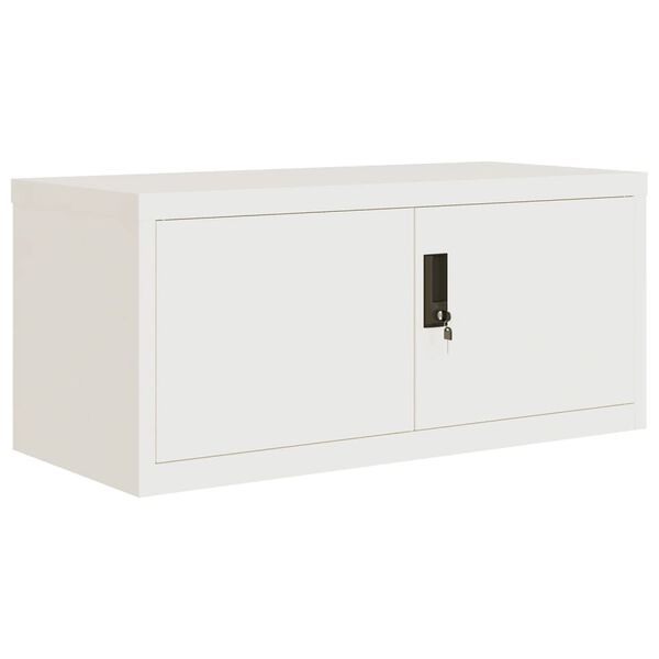vidaXL File Cabinet White 90x40x240 cm Steel