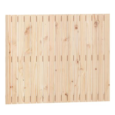vidaXL Wall Headboard 108x3x90 cm Solid Wood Pine