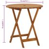 vidaXL Folding Garden Table 70 cm Solid Acacia Wood