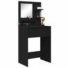 vidaXL Bedroom Dressing Tables with Drawer Black 80 x 39.6 x 135 cm
