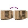 vidaXL Sideboard Artisan Oak 92x35x75 cm Engineered Wood