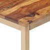 vidaXL Console Table 140x35x76 cm Solid Sheesham Wood