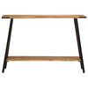 vidaXL Console Table 110x30x75 cm Solid Wood Mango