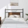 vidaXL Replace Headboard Brown Oak 75 cm Engineered Wood and Steel