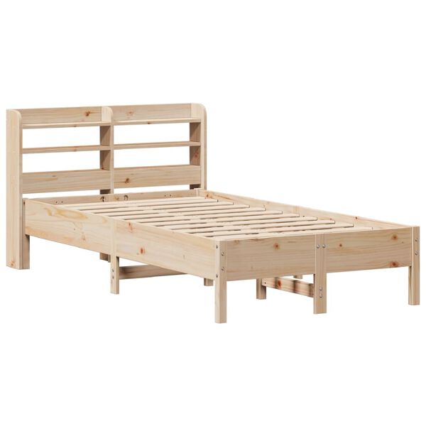 vidaXL Bed Frame without Mattress 90x190 cm Single Solid Wood Pine