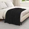 vidaXL Throw Blankets 6 pcs Black 130 x 150 cm Fleece