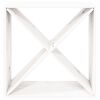 vidaXL Wine Cabinet White 62x25x62 cm Solid Wood Pine