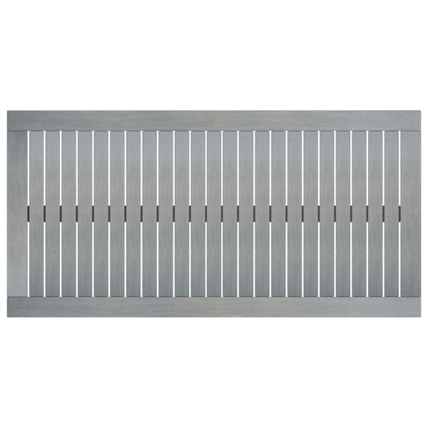 vidaXL Coffee Table 100x50x33 cm Grey Solid Acacia Wood