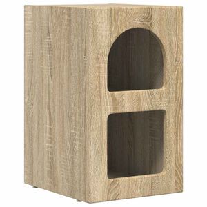 vidaXL Bedside Table Sonoma Oak 29.5 x 33.5 x 50 cm Engineered Wood