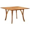 vidaXL Garden Table 120x120x75 cm Solid Acacia Wood