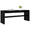 vidaXL TV Cabinet Black Oak 100 x 30 x 40 cm Engineered Wood