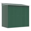 vidaXL Garden Shed Green Metal