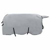 vidaXL Horse Blanket Full Light Grey and Pink Polyester