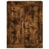 vidaXL Wall Mounted Cabinet Smoked Oak 69.5x34x90 cm Engineered Wood
