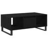 vidaXL Coffee Table Black Oak 90 x 50 x 36.5 cm Engineered Wood