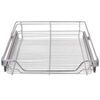 vidaXL Pull-Out Wire Baskets 2 pcs Silver 600 mm