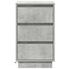 vidaXL Bedside Cabinet Concrete Grey 39 x 34.5 x 65 cm Engineered wood