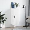 vidaXL Wall Mounted Cabinet White 34.5x34x90 cm