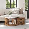 vidaXL Coffee Table Old Wood 90 x 50 x 35 cm Engineered Wood