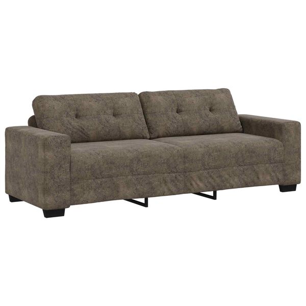 vidaXL Sofa 180cm Dark Grey Fabric