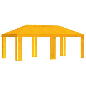 vidaXL Gazebo Cover 6 x 3 m Yellow Polyester 190 gsm
