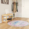 vidaXL Rug Washable Multicolour &Oslash; 120 cm Anti Slip