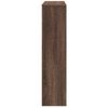 vidaXL Radiator Cover Brown Oak 149x20x82 cm Engineered Wood