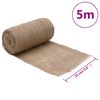 vidaXL Jute Roll 0.25x5 m 100% Jute 200 gsm