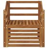 vidaXL Outdoor Sofa Set Natural 67 x 63 x 73 cm Solid Acacia Wood