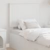 vidaXL Headboard with Headboard White 75 cm Engineered wood
