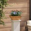 vidaXL Garden Planter 5 pcs Rusty 35 x 35 x 15 cm Weathering Steel