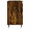 vidaXL Bathroom Cabinet Smoked Oak 80x33x60 cm Engineered Wood
