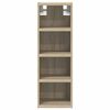 vidaXL Hanging Cabinet Riga Sonoma Oak 20x29.5x60 cm Engineered Wood