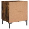 vidaXL Bedside Cabinet Smoked Oak 40x35x47.5 cm Engineered Wood