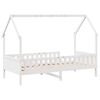 vidaXL Kids' House Bed Frame without Mattress White 90x190 cm Single Pine