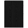 vidaXL Bathroom Furniture Set Wall-mounted Black Oak 22 x 44 x 61.5 cm