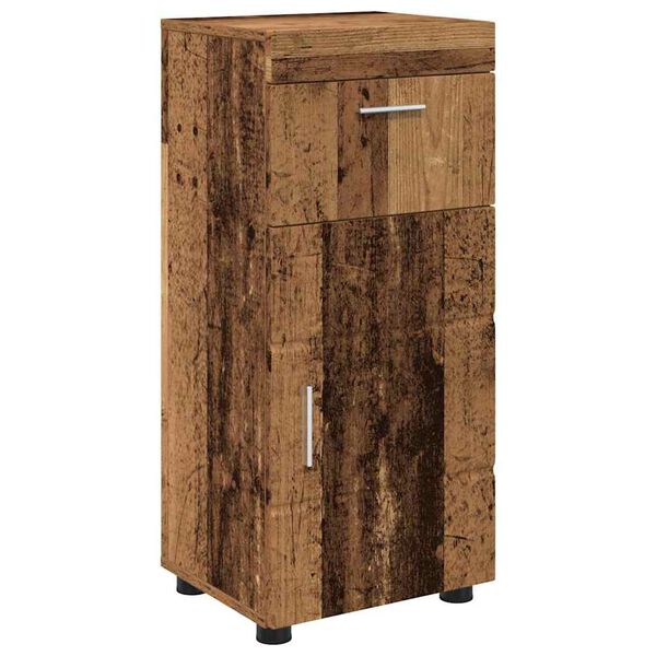 vidaXL Bathroom Cabinet Set TULUM Old Wood 37 x 31.5 x 82 cm