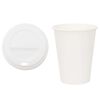 vidaXL Paper Coffee Cups with Lids 1000 pcs 12oz 300ml