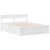 vidaXL Bed Frame without Mattress White 160x200 cm Solid Wood Pine
