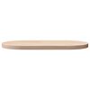 vidaXL Table Top 90x45x2.5 cm Solid Wood Pine Oval