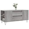 vidaXL Coffee Table Grey Sonoma 102x44.5x50 cm Engineered Wood