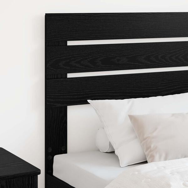 vidaXL Headboard Black Oak 80 cm Engineered wood
