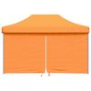 vidaXL Party Tent Folding Orange 292 x 440 x 315 cm Oxford Fabric