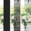 vidaXL Venetian Blind Manual Adjustable Black 150 x 140 cm PVC