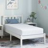 vidaXL Mattress White and Blue 80 x 160 cm Gel-Infused Foam